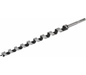 Juego de brocas tipo barrena para madera Awtools, modelo 10-20/230mm, uso carpintería profesional, 6 piezas, punta autocentrante, espiral profunda, corte preciso.