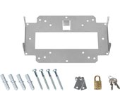 LANCOM Wall Mount + Lock (LN, Bulk 10) mit Vorhängeschlósser