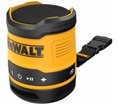 DeWalt DCR009 Altavoz Bluetooth Compacto Recargable por USB, Negro/Amarillo, Unidad Desnuda