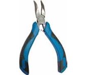 Jobi Extra, modelo WX0199, Alicates miniatura alargados y curvados, ideales para trabajos de precisión en espacios reducidos, herramienta profesional de alta resistencia