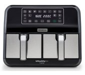 Kenwood HFM20.000MB freidora Doble 8 L Independiente 1700 W Freidora de aire caliente Negro
