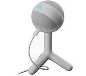 Logitech G Yeti Orb, micrófono Condensador RGB con LIGHTSYNC para Gaming, micrófono USB para Streaming, cardioide, Plug and Play USB para PC/Mac - Blanco