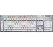 Logitech G G915 X LIGHTSPEED teclado Juego USB + RF Wireless + Bluetooth QWERTY Internacional de EE.UU. Blanco