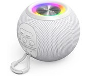 Hama - Altavoz Bluetooth® (Altavoz inalámbrico, hasta 10 Horas de música, Carga USB-C, 5 Vatios de Potencia) Blanco