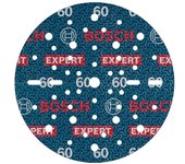 Bosch 50x Disco de lija para láminas EXPERT O780, 150 mm (para Madera dura, Pintura sobre madera, Ø 150 mm, Grano 60, Professional Accesorios Lijadora excéntrica)