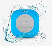 SPC Splash 2 - Altavoz inalámbrico Bluetooth 5.0 para Ducha con Ventosa, IPX5, Radio FM, Manos Libres, micrófono, Azul