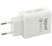 iggual Cargador 1xUSB carga rápida QC3.0 18W