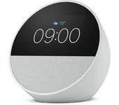 Nuevo Amazon Echo Spot (modelo de 2024) | Despertador inteligente con sonido de calidad y Alexa | Blanco