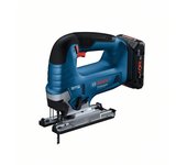 Bosch Professional 18V System GST 18V-125 B - Sierra de calar a batería (Brushless, 3500 cpm, profundidad de corte 125 mm, adaptador de aspiración, en L-BOXX)