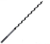 Broca serpiente ARTPOL LEWIS, 22 x 460 mm, para madera, alta precisión, perforaciones profundas, acero de alta calidad, disponible en varios tamaños.