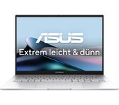 ASUS Zenbook 14 UX3405CA-PP221W Intel Core Ultra 9 285H Portátil 35,6 cm (14") WQXGA+ 16 GB LPDDR5x-SDRAM 1 TB SSD Wi-Fi 7 (802.11be) Windows 11 Home Plata