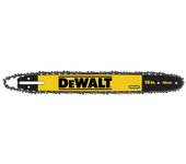 Guía DeWALT DT20661 de 46 cm y cadena para motosierra, alta precisión y rendimiento en cortes de madera, compatible con modelos DeWALT