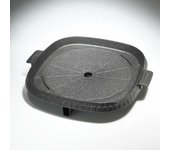 Sartén grill Tiross para cocinas de gas portátiles, ideal para cocinar a la parrilla en campamentos y aventuras al aire libre.