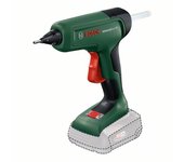 Bosch pistola de pegar a batería AdvancedGlue 18V (sin batería; sistema 18 V; 4 barras de cola; calienta en 90 s; modo doble temp. 130 °C - 200 °C; para bricolaje, reparación y más; embalaje cartón)