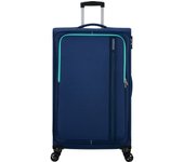 Maleta de cabina american tourister sea seeker spinner 80cm/ 80x47.5x28.5cm/ 4 ruedas/ marino combate