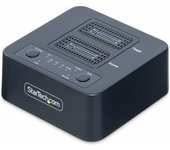 StarTech.com Dock Duplicador Clonador Autónomo 1:1 de Unidad SSD NVMe M.2 - 90GBpm - USB-C 3.2 de 20Gbps - Docking Station USB Tipo C de 2 Bahías - Incluye Cables USB-C/USB-A