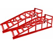 Rampa para coches Awtools, modelo 1T, paquete de 2 piezas, ideal para elevar vehículos, capacidad de 1 tonelada, diseño resistente y seguro, perfecto para trabajos de mantenimiento.