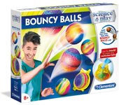 Pelotas rebotadoras Clementoni Science & Play / Juego educativo para niños de 8+ años, fomenta la coordinación y diversión, set colorido y seguro
