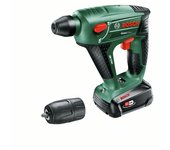 Bosch Home and Garden - Martillo perforador a batería (Sistema de 18 V, en maletín), Uneo Maxx, 1 Batería (2,5 Ah)