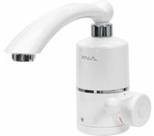fala grifo con calentador 3 KW 220 V a la pared montaje 360 ° giratorio grifo eléctrico para cuarto de baño, lavabo, cocina, camping