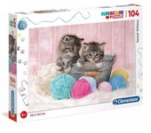 Clementoni Sweet Kittens Puzzle rompecabezas 104 pieza(s) Fauna