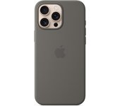 Apple Funda de silicona con MagSafe para el iPhone 16 Pro Max - Gris piedra