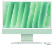 Apple iMac Apple M M4 59,7 cm (23.5") 4480 x 2520 Pixeles PC todo en uno 16 GB 512 GB SSD macOS Sequoia Wi-Fi 6E (802.11ax) Verde