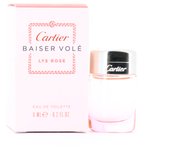 Cartier Baiser Volé Lys Rose / eau de parfum miniatura 6 ml / fragancia femenina floral y elegante, aroma delicado a lirio rosa, formato viaje exclusivo