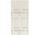 Bosch Professional 50 x Mallas de lija Expert M480, para Madera dura, Pintura sobre madera, 115 x 230 mm, Grano 320, Accesorios Lijadora orbital