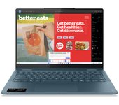 Lenovo Yoga 7 2-in-1 14AKP10 Copilot+ PC AMD Ryzen AI 5 340 Híbrido (2-en-1) 35,6 cm (14") Pantalla táctil WUXGA 16 GB LPDDR5x-SDRAM 512 GB SSD Wi-Fi 7 (802.11be) Windows 11 Home Alemán Verde azulado