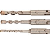 Juego de brocas Irwin SDS-Plus 3 piezas Ø5/6/8 mm, para perforar hormigón y materiales duros, acero endurecido, conexión SDS-Plus, ideal para taladros percutores