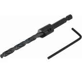 Broca piloto + avellanador Aw, modelo 10, herramienta para carpintería, alta precisión, ideal para trabajos de taladrado y avellanado en madera, diseño duradero.