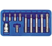 VOREL 66770 - bit juego de destornilladores spline 11pcs M5-M12
