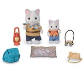 Sylvanian Families - 5763 Hermano y Babé Gato Latte, Vamos a Explorar
