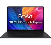 ASUS ProArt P16 H7606WM-RJ049X AMD Ryzen AI 9 HX 370 Portátil 40,6 cm (16") Pantalla táctil WQXGA+ 32 GB LPDDR5x-SDRAM 1 TB SSD NVIDIA GeForce RTX 5060 Wi-Fi 7 (802.11be) Windows 11 Pro Alemán Negro