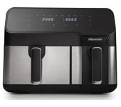 Hisense HAF2900D freidora Doble 8,6 L Independiente 1700 W Freidora de aire caliente Negro