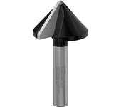 Bosch 1 fresa de ranura Pro V (para madera blanda, madera dura, diámetro de 31,8 mm, accesorio profesional, fresadora manual, enrutador de recorte)
