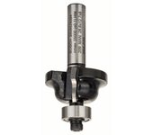 Fresa para bordes B, 8 mm, R1 4 mm, B 8 mm, L 12,4 mm, G 54 mm