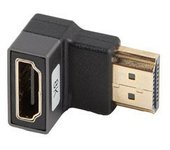 Lanberg AD-HDMI-07 adaptador de cable de vídeo HDMI tipo A (Estándar) Negro, Plata