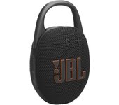 JBL Clip 5, Altavoz inalámbrico portátil con Bluetooth, resistente al agua y al polvo IP67, hasta 12h de reproducción y más con Playtime Boost activado, negro