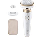 Braun Silk-épil 9 BR2-225328 depiladora 40 pinzas Gris, Blanco