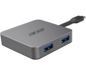 Acer HP.DSCAB.014 base para portátil y replicador de puertos Alámbrico USB 3.2 Gen 1 (3.1 Gen 1) Type-C Plata