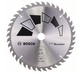 Bosch 1x Hoja de Sierra Circular Standard (para Madera, Ø 190 x 2.2/1.5 x 20/16 mm, 40 Dientes, ATB, con 1x Anillo de Reducción 16 mm, Accesorios Sierras Circulares)