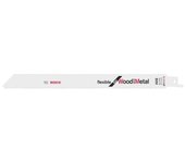 Bosch Accessories 25 unidades Hoja de sierra sable S 1122 VF Flexible for Wood and Metal (Longitud 225 mm, accesorio de sierra sable)