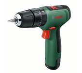 Bosch Home and Garden Taladro percutor a batería EasyImpact 1200 (1 batería, sistema de 12.V, en maletín) Color Verde