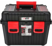 Awtools Caja de Herramientas Heavy 445 x 360 x 337 mm, caja de herramientas resistente, ideal para almacenamiento de herramientas grandes y pequeñas, 1 pieza