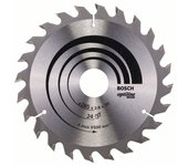 Bosch Hoja de sierra circular Optiline Madera para sierras circulares manuales, 165 x 30 x 2,6 mm, 24