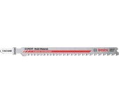 Bosch Professional 3 x Hojas de sierra de calar Expert Multi Material T 367 XHM, para Acero resistente, Longitud 132 mm, Accesorios Sierra de calar