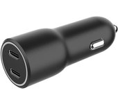 Gembird TA-UC-C2PD40-CAR-01 cargador de dispositivo móvil Universal Negro Encendedor de cigarrillos Carga rápida Auto