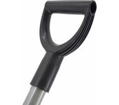 Pala Awtools para Arena con Mango Metálico, herramienta de alta resistencia ideal para excavar, transportar y manipular arena y materiales sueltos en jardinería y construcción.